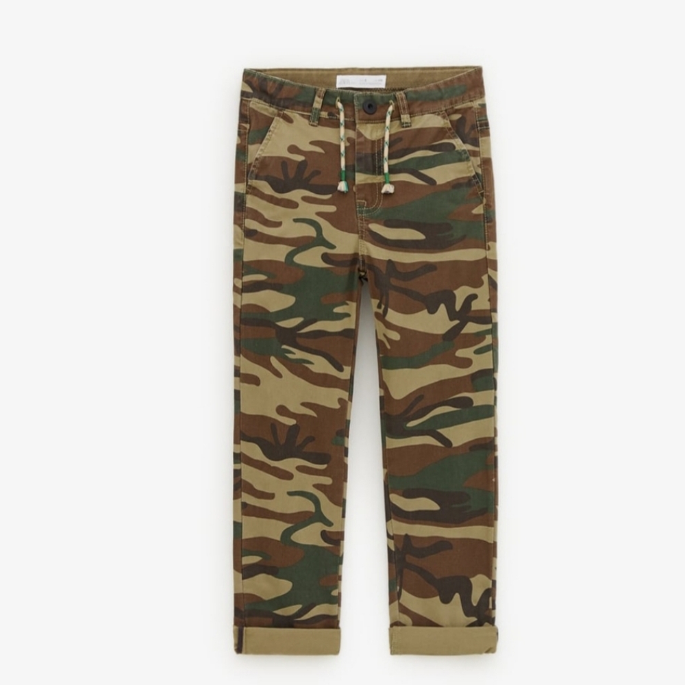 Boys Camouflage Pants